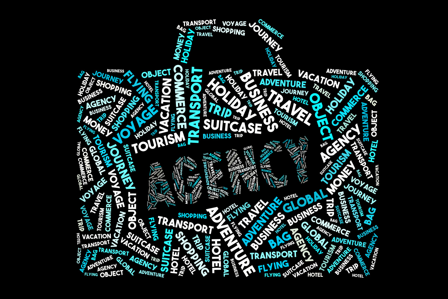 Agency Word Concept on Word Cloud